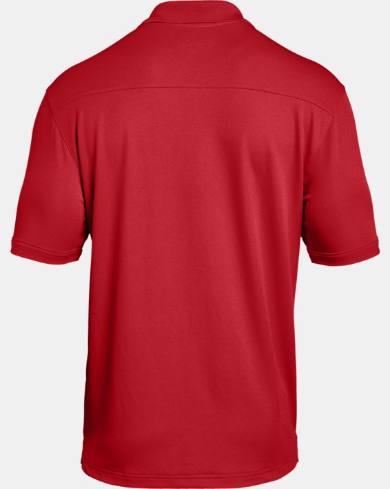 男士UA Performance Polo衫, Red, pdpMainDesktop image number 5